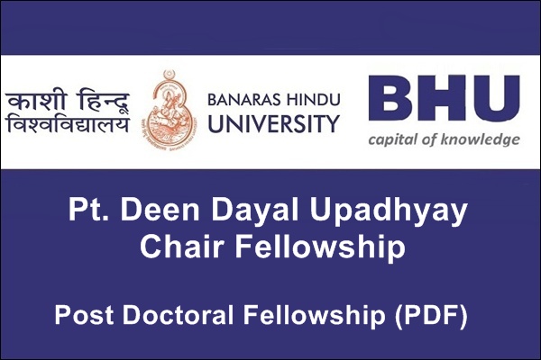 Pt. Deen Dayal Upadhyay Post-Doctoral Fellowship