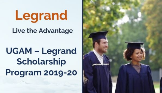 UGAM – Legrand Scholarship Program 2019, Application, Dates
