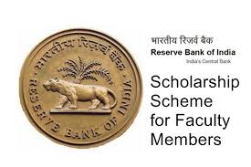 RBI Scholarship Scheme for Faculty Members