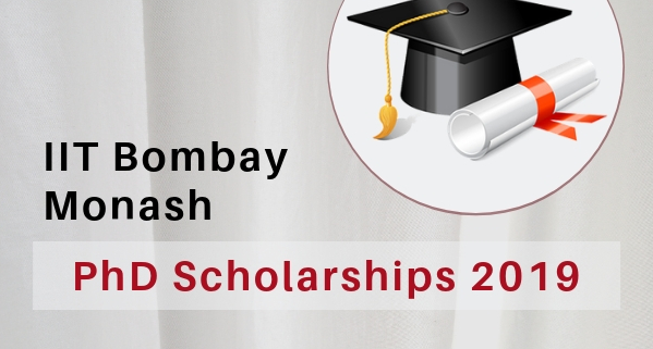 IIT Bombay Monash Research Academy PhD Scholarships 2020