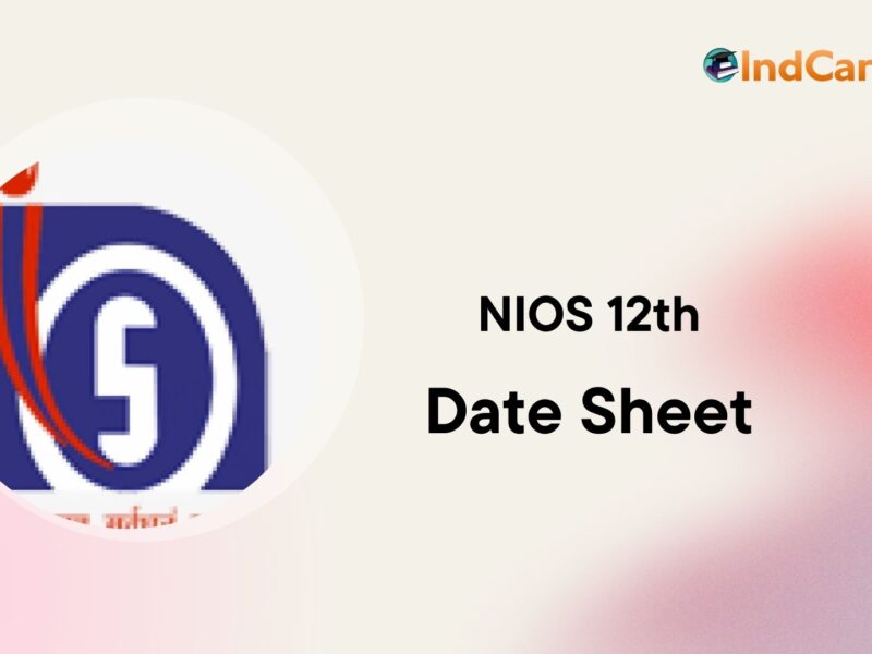 NIOS 12th Date Sheet