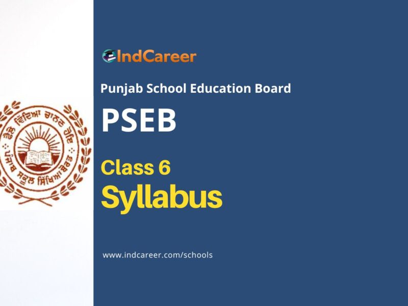 PSEB Syllabus for Class 6th