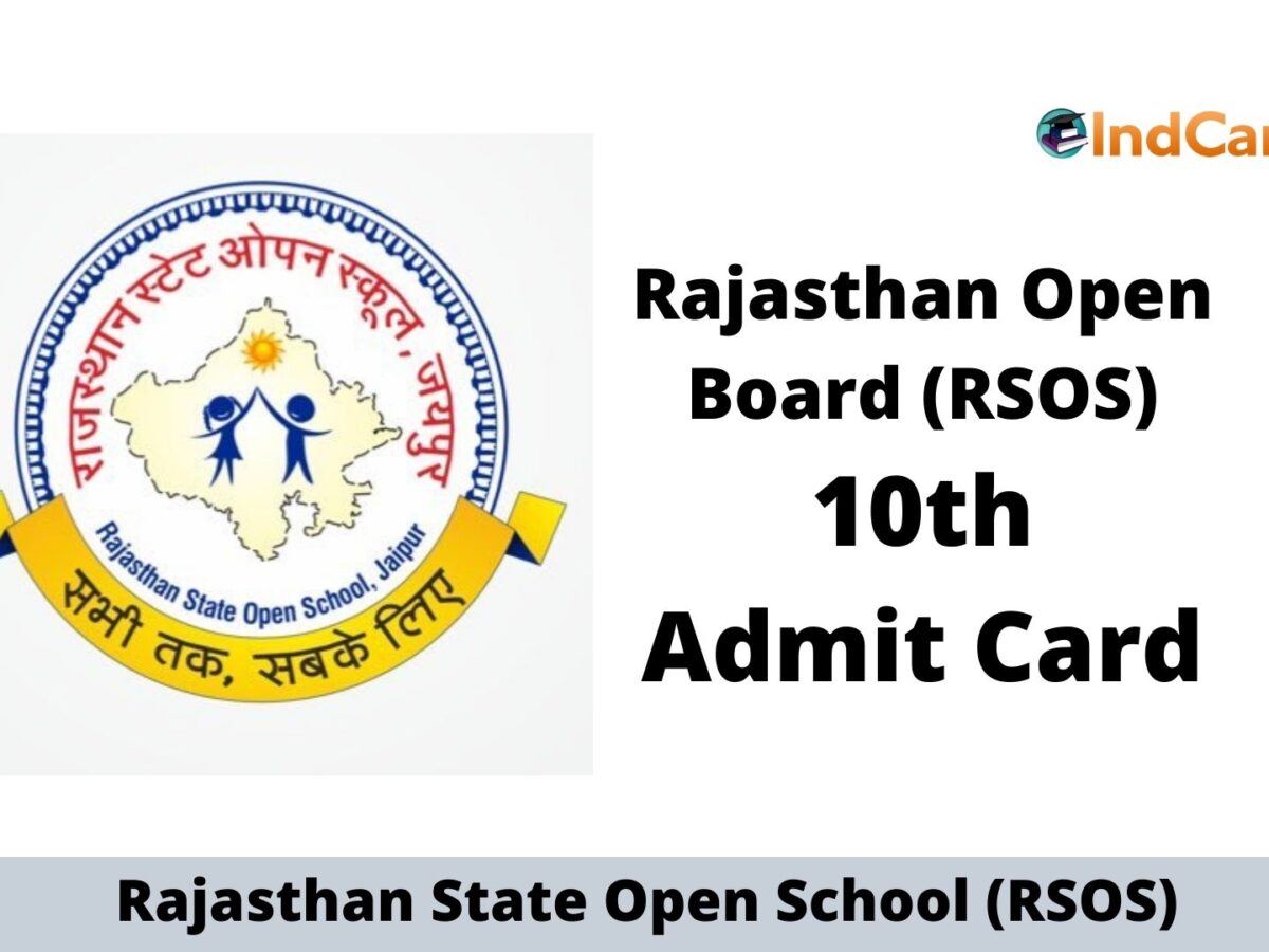 RSOS 10th Admit Card