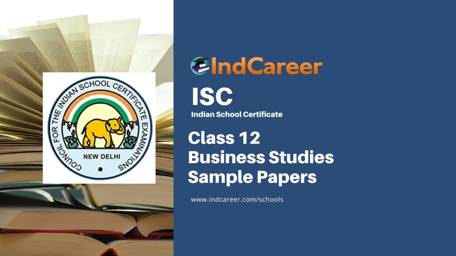 ISC Class 12 Sample Paper for Business Studies - IndCareer Schools