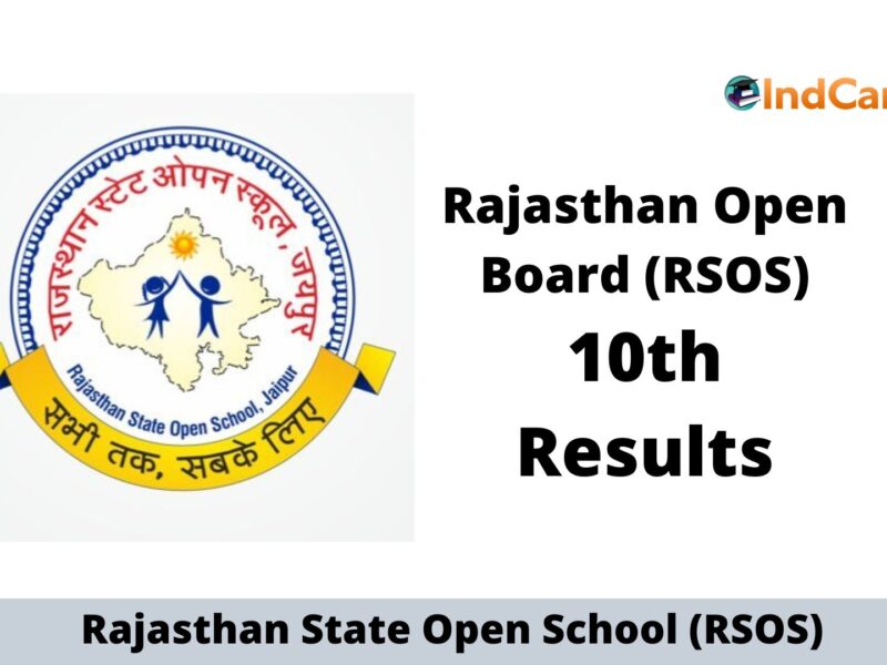 RSOS 10th Result, Rajasthan Open 10th Results