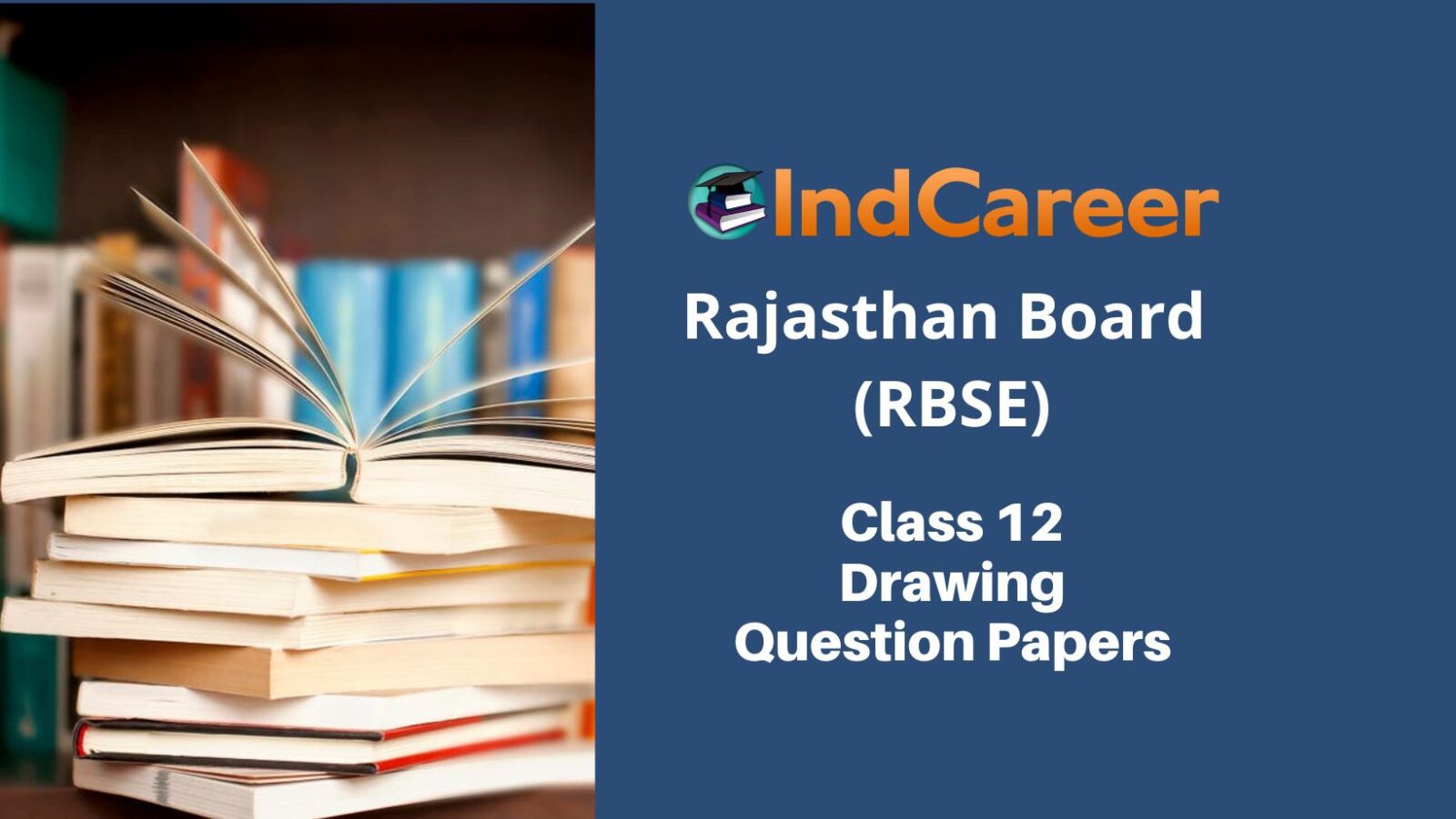 RBSE Class 12 Drawing Question Paper - IndCareer Schools