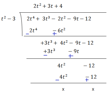 NCERT Solutions for Class 10th Mathematics: Chapter 2 Polynomials Ex. 2.3 Que. 2