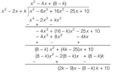 NCERT Solutions for Class 10th Mathematics: Chapter 2 Polynomials Ex. 2.4 Que. 5
