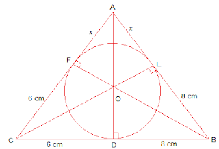 NCERT Solutions for 10th Class Maths: Chapter 10 - Circles Ex. 10.2 Que. 12