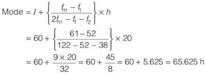 NCERT Solutions for Maths: Chapter 14 - Statistics Ex. 14.2 Que. 2