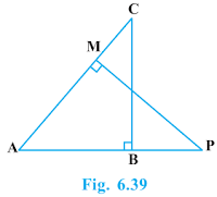 Triangles Exercise 6.3 Question No. 9