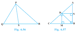 NCERT Solutions for Class 10th Mathematics: Chapter 6 - Triangles Ex. 6.6 Que. 1
