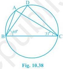 NCERT Solutions for 9th Class Maths : Chapter 10 Circles Ex. 10.5 Que. 4
