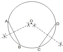 NCERT Solutions for 9th Class Maths : Chapter 10 Circles Ex. 10.3 Que. 2