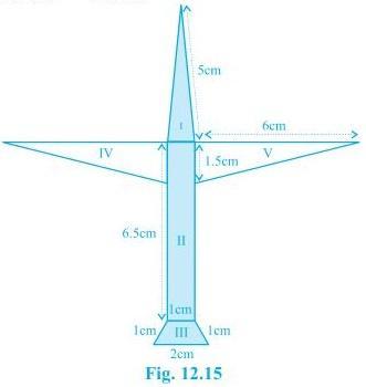NCERT Solutions for 9th class Maths : Chapter 12 Heron's Formula Ex. 12.2 Que. 3