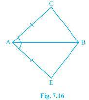 NCERT Solutions for 9th Class Maths : Chapter 7 Triangles Ex. 7.1 Que. 1