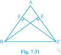NCERT Solutions for 9th Class Maths : Chapter 7 Triangles Ex. 7.2 Que. 3
