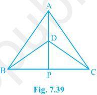 NCERT Solutions for 9th Class Maths : Chapter 7 Triangles Ex. 7.3 Que. 1