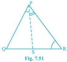 NCERT Solutions for 9th Class Maths : Chapter 7 Triangles Ex. 7.4 Que. 5