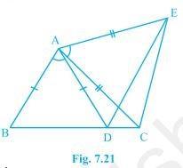 NCERT Solutions for 9th Class Maths : Chapter 7 Triangles Ex. 7.1 Que. 6