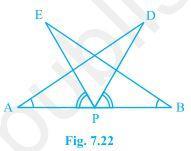 NCERT Solutions for 9th Class Maths : Chapter 7 Triangles Ex. 7.1 Que. 7