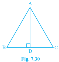 NCERT Solutions for 9th Class Maths : Chapter 7 Triangles Ex. 7.2 Que. 2