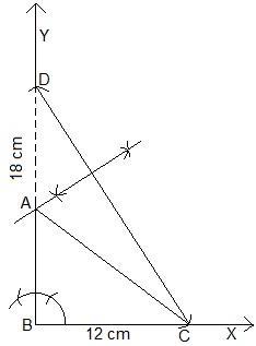 NCERT Solutions for 9th class Maths : Chapter 11 Constructions Ex. 11.2 Que. 5