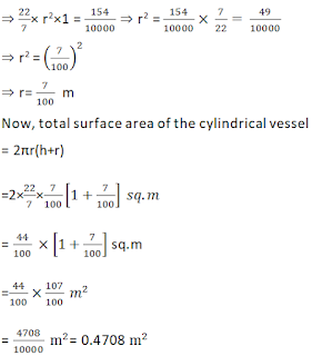 NCERT Solutions for 9th class Maths : Chapter 13 Surface Areas and Volumes Ex. 13.6 Que.6