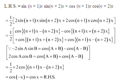NCERT Solutions for 11th Class Maths: Chapter 3-Trigonometric Functions Ex. 3.3 Que. 9