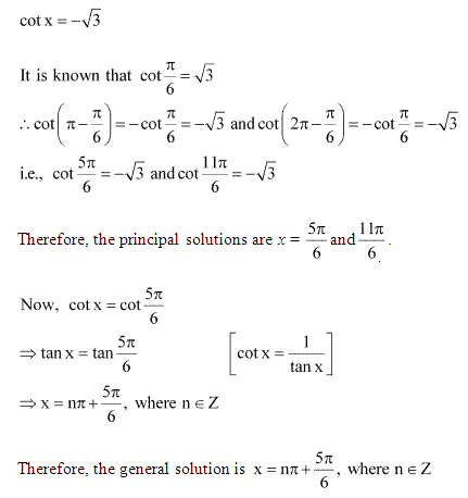 NCERT Solutions for 11th Class Maths: Chapter 3-Trigonometric Functions Ex. 3.4 Que. 3