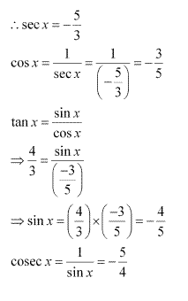 NCERT Solutions for 11th Class Maths: Chapter 3-Trigonometric Functions Ex. 3.2 Que. 2