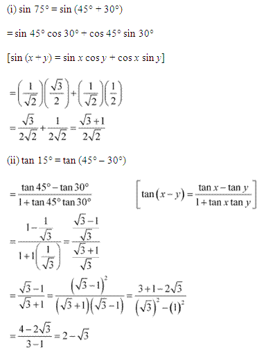 NCERT Solutions for 11th Class Maths: Chapter 3-Trigonometric Functions Ex. 3.3 Que. 4