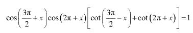 NCERT Solutions for 11th Class Maths: Chapter 3-Trigonometric Functions Ex. 3.3 Que. 8