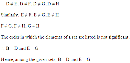 NCERT Solutions for 11th Class Maths: Chapter 1-Sets Ex.1.2 Que. 6