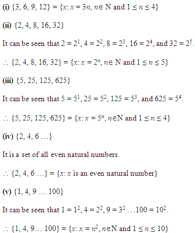 NCERT Solutions for 11th Class Maths: Chapter 1-Sets Ex.1.1 Que. 4