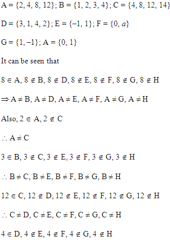 NCERT Solutions for 11th Class Maths: Chapter 1-Sets Ex.1.2 Que. 5