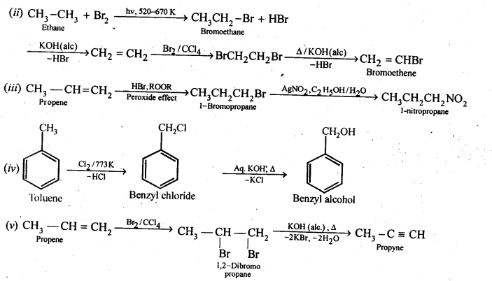 NCERT Solutions for 12th Class Chemistry: Chapter 10-Haloalkanes and Haloarenes Ex.10.11