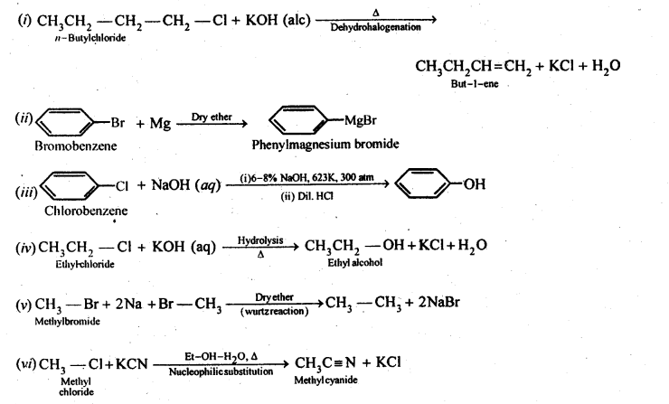 NCERT Solutions for 12th Class Chemistry: Chapter 10-Haloalkanes and Haloarenes Ex.10.22