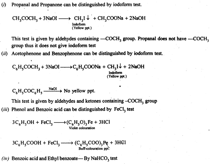 NCERT Solutions for 12th Class Chemistry: Chapter 12-Aldehydes Ketones and Carboxylic Acids Ex. 12.13