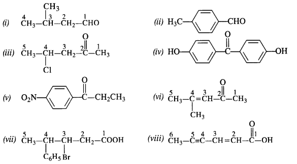 NCERT Solutions for 12th Class Chemistry: Chapter 12-Aldehydes Ketones and Carboxylic Acids Ex. 12.3
