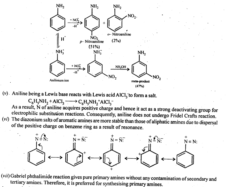 NCERT Solutions for 12th Class Chemistry:Chapter 13-Amines Ex. 13.3