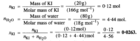 NCERT Solutions for 12th Class Chemistry: Chapter 2-Solutions Ex.2.5