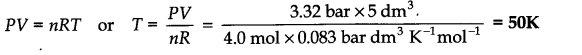 NCERT Solutions for 11th Class Chemistry: Chapter 5-States of Matter Que. 12