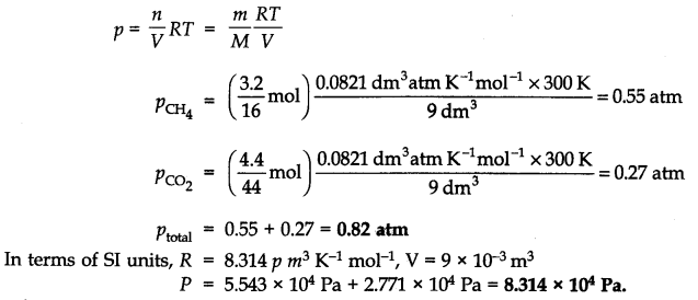 NCERT Solutions for 11th Class Chemistry: Chapter 5-States of Matter Que. 7