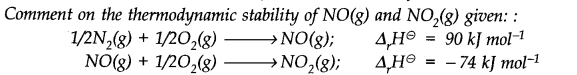 NCERT Solutions for 11th Class Chemistry: Chapter 6-Thermodynamics Que. 21