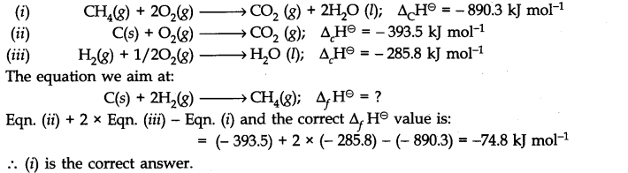 NCERT Solutions for 11th Class Chemistry: Chapter 6-Thermodynamics Que. 5