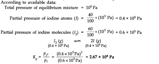 NCERT Solutions for 11th Class Chemistry: Chapter 7-Equilibrium Que. 3