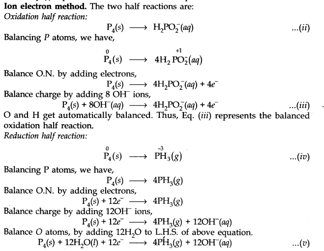 NCERT Solutions for 11th Class Chemistry: Chapter 8-Redox Reactions Que. 19