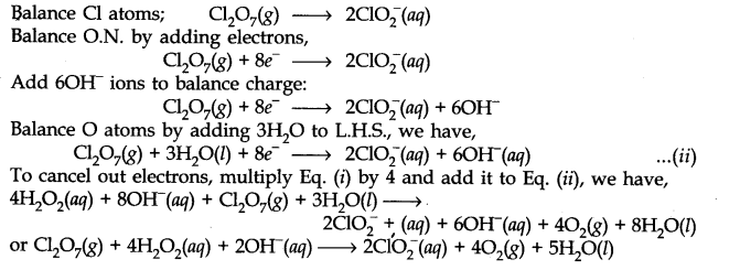NCERT Solutions for 11th Class Chemistry: Chapter 8-Redox Reactions Que. 19