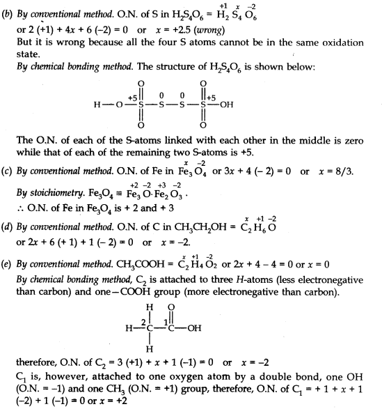 NCERT Solutions for 11th Class Chemistry: Chapter 8-Redox Reactions Que. 2